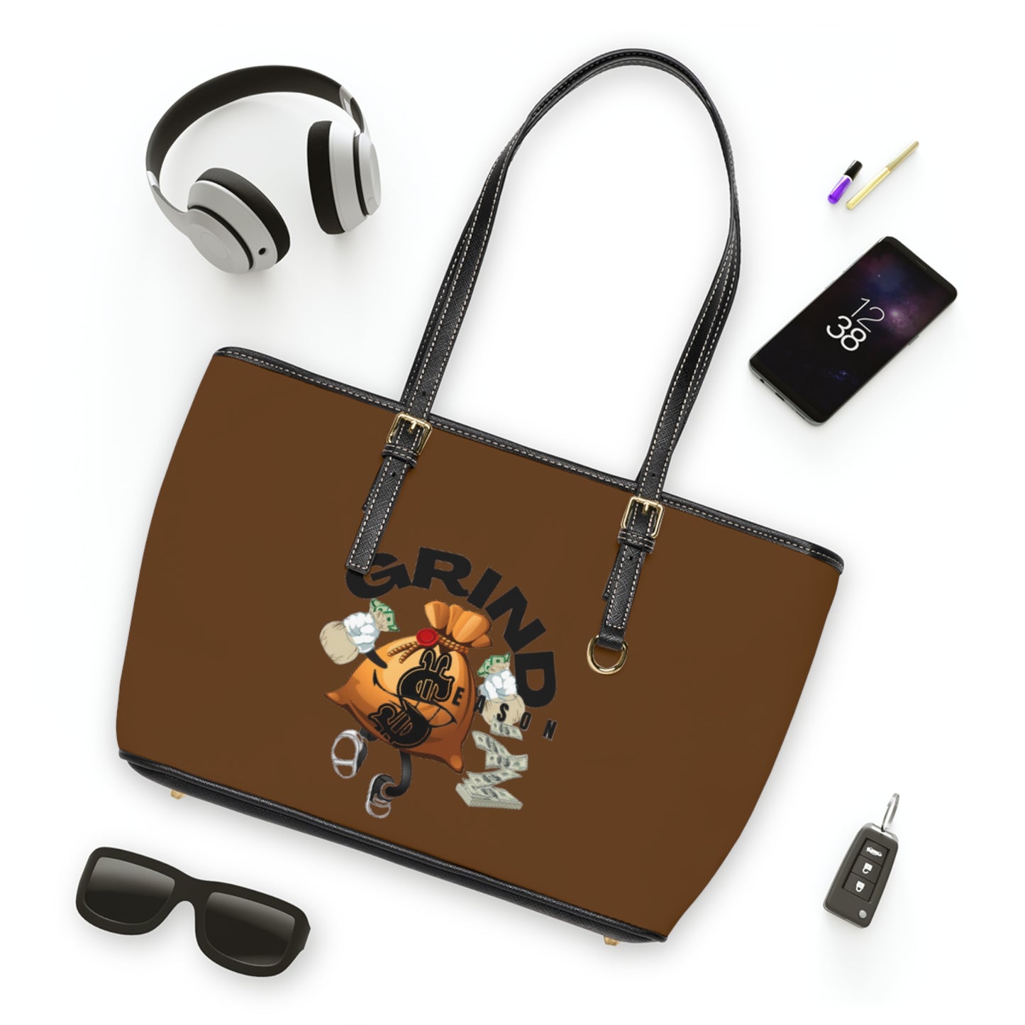 Grindseason Leather Shoulder Bag