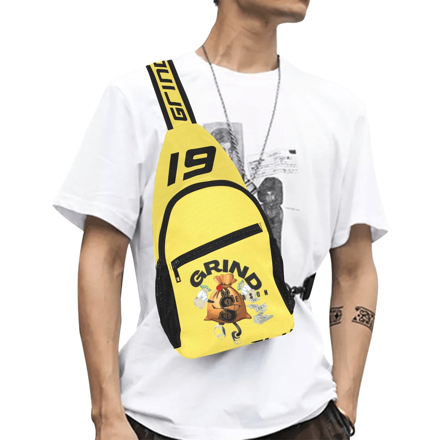 slickoo money Chest Bag (yellow)
