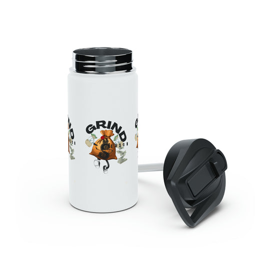 GRINDSEASON Stainless Steel Water Bottle, Standard Lid
