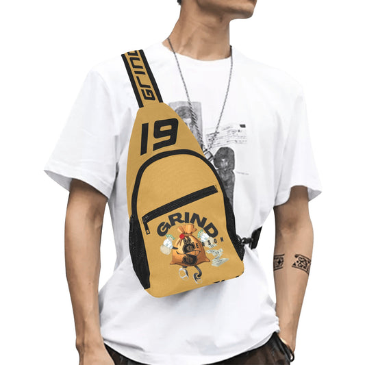 slickoo bag brown All Over Print Chest Bag (Model 1719)