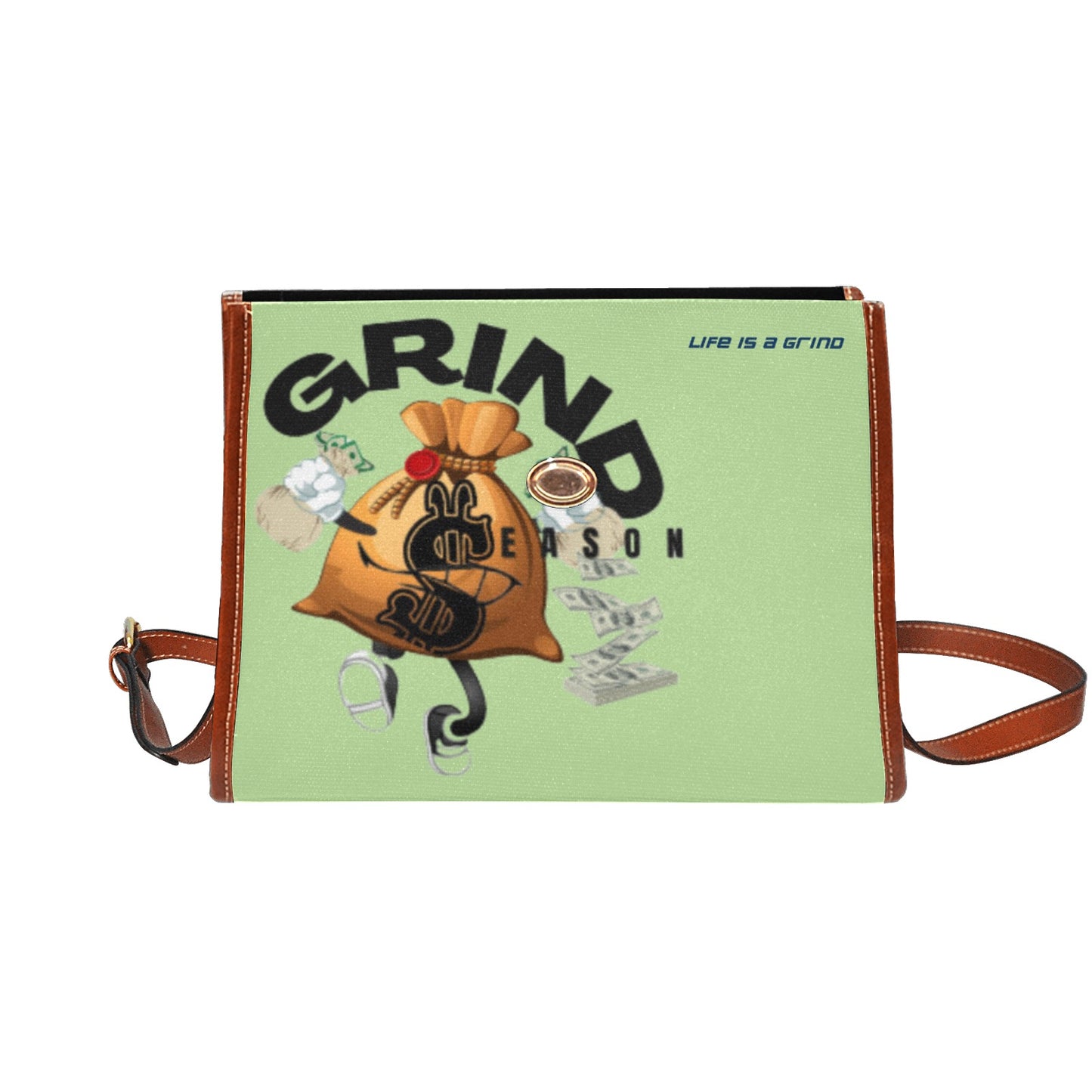 grindseason green women money bag