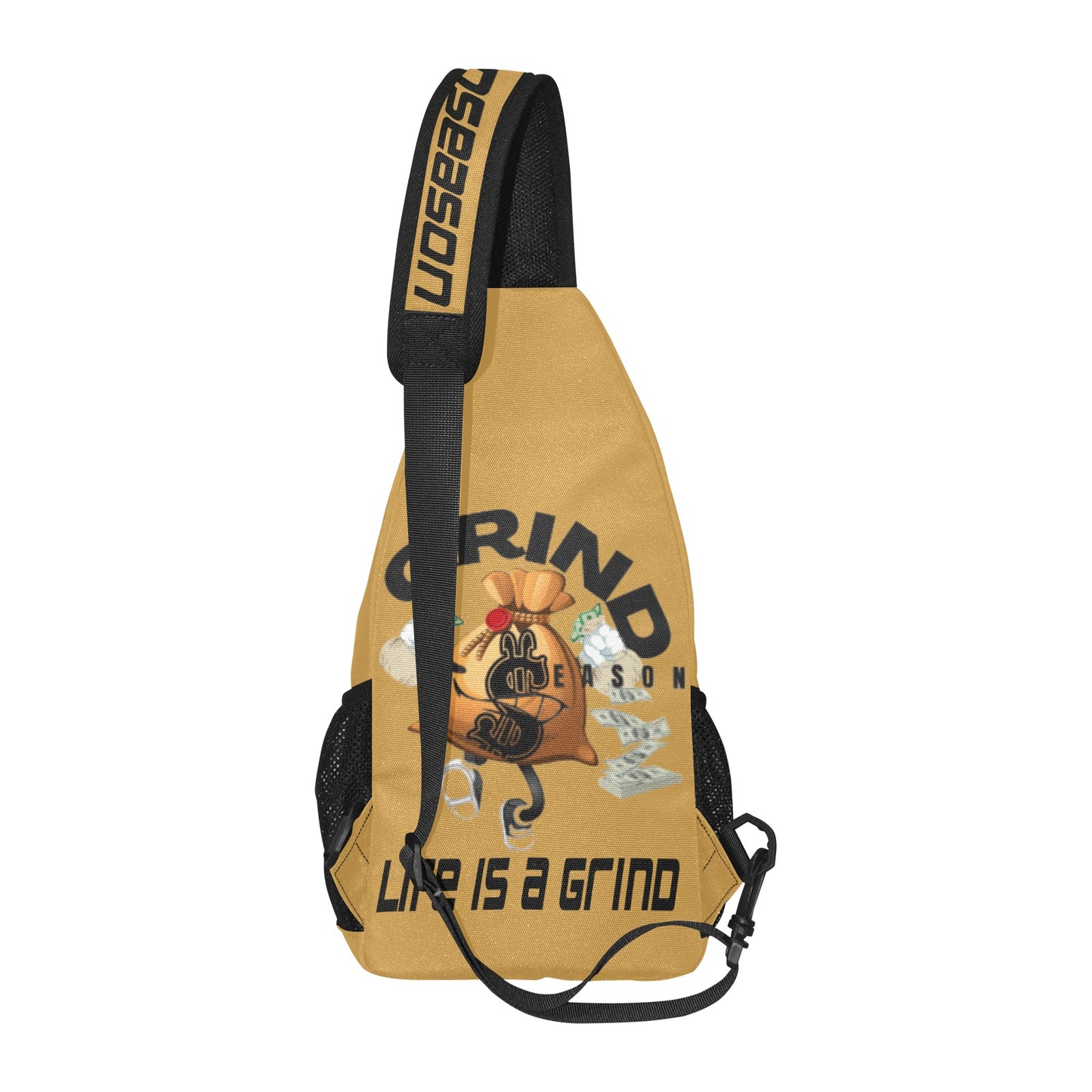 slickoo bag brown All Over Print Chest Bag (Model 1719)